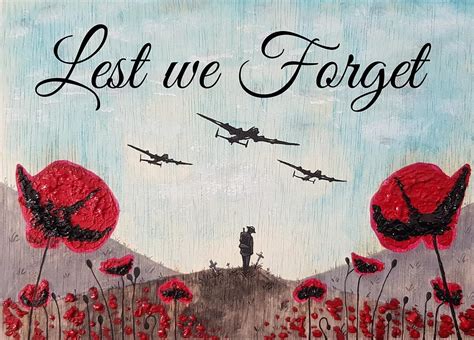 lest we forget artwork